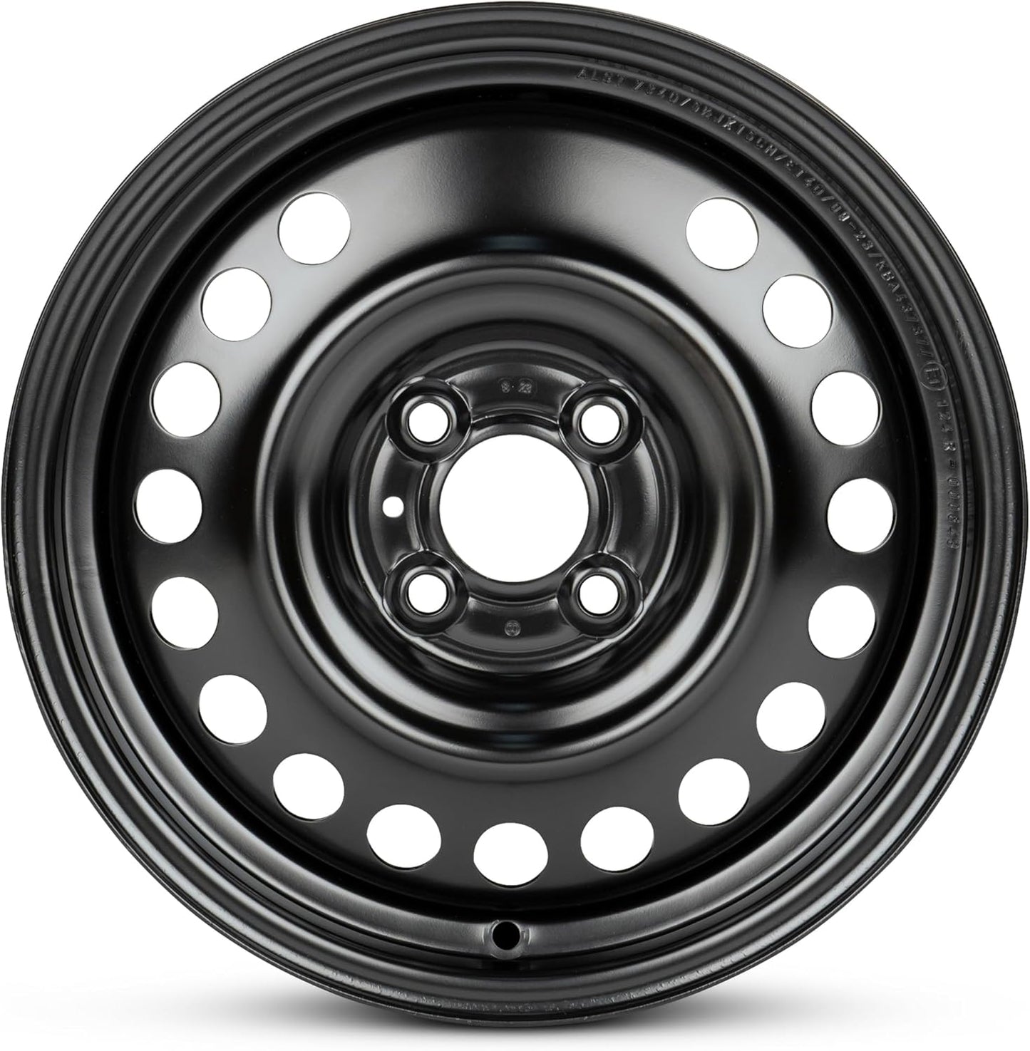 For 2012-2019 Nissan Versa 15 Inch Painted Black Rim - OE Direct Replacement - Road Ready Car Wheel