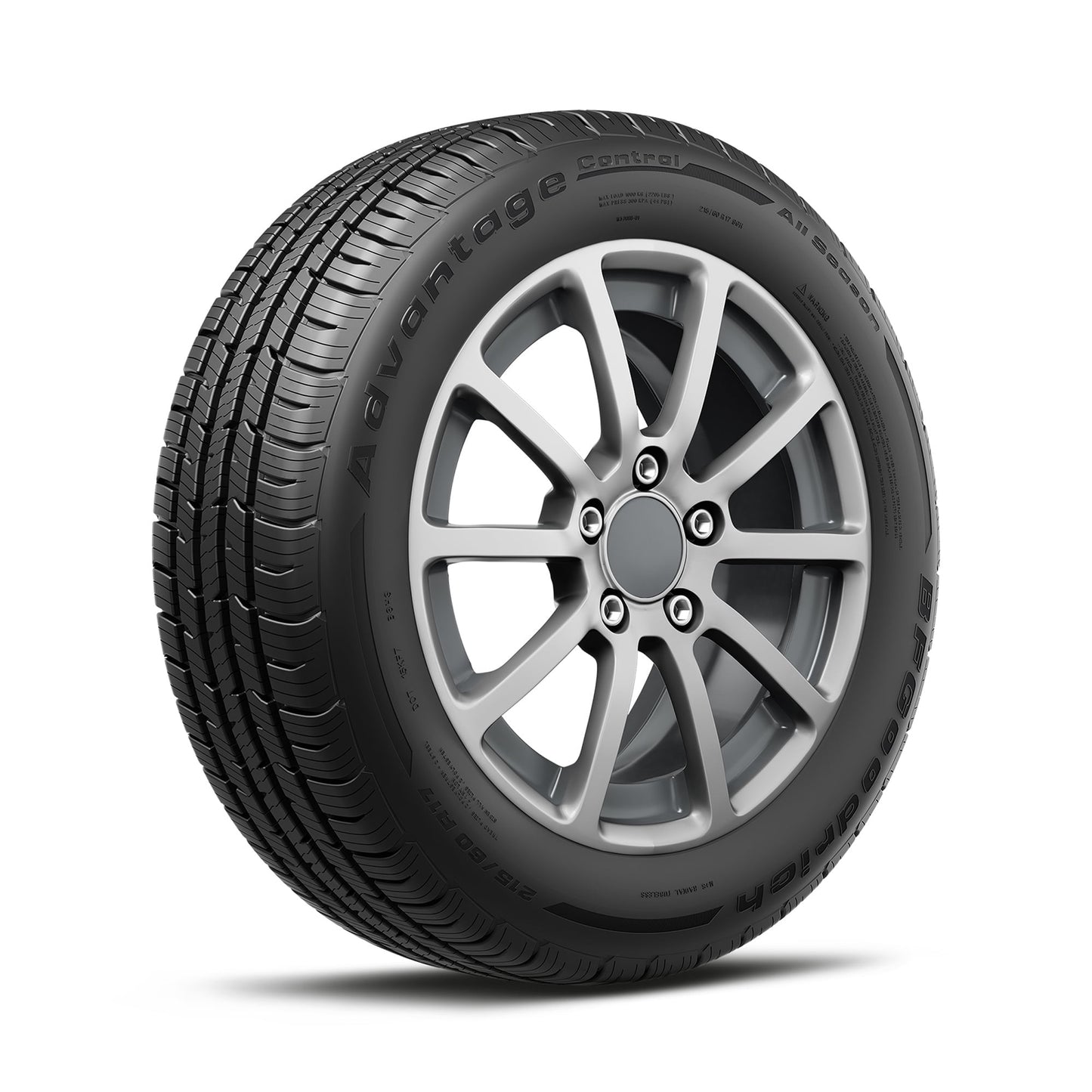BFGoodrich Advantage Control All-Season 225/45R18/XL 95V Tire Fits: 2012 Toyota Camry XLE, 2008-12 Ford Fusion SEL