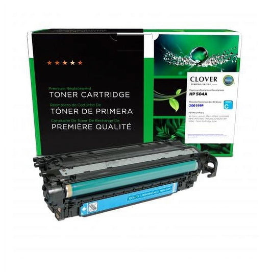 Remanufactured Clover Imaging Cyan Toner Cartridge for CE251A ( 504A)