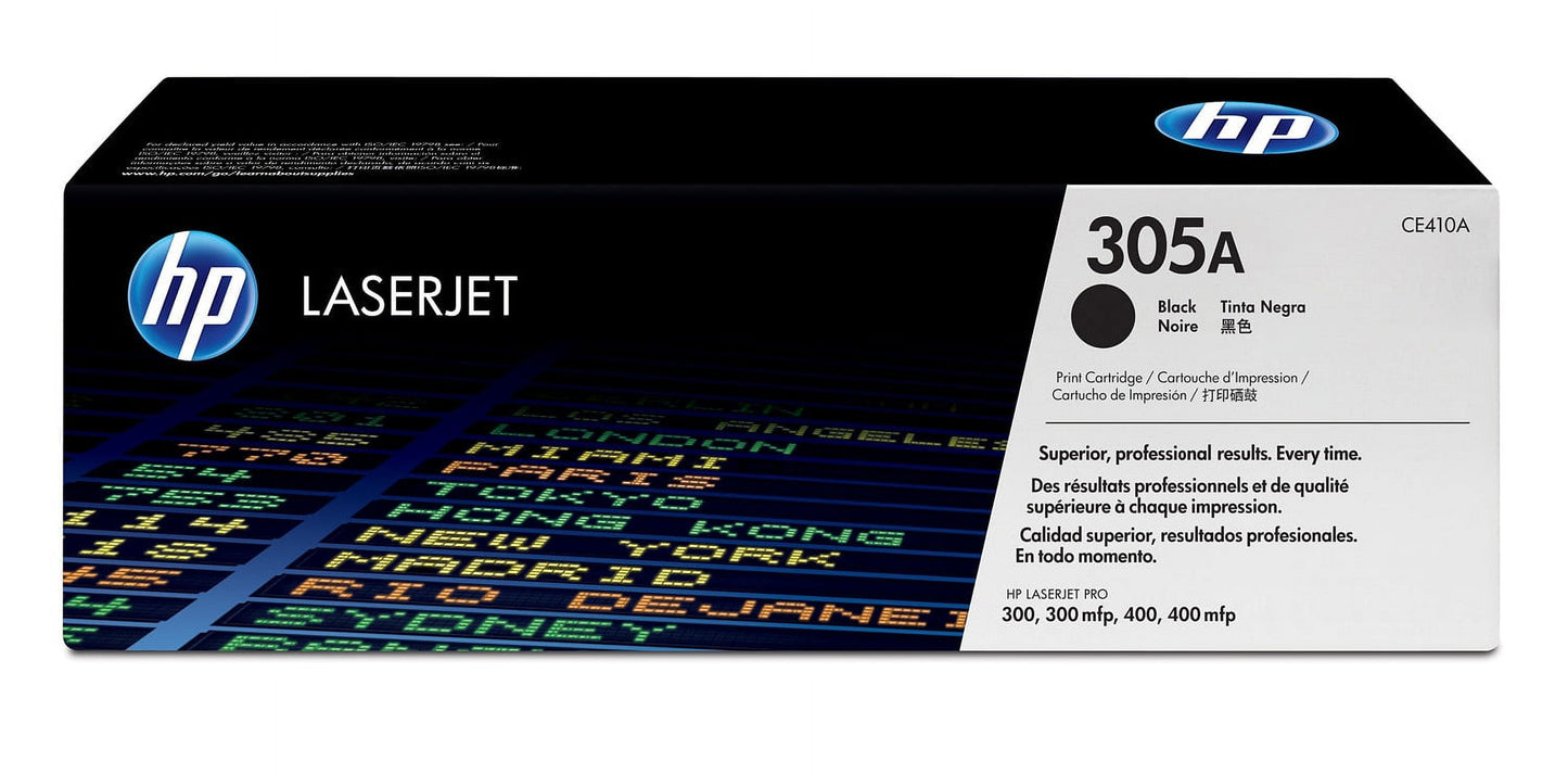 HP 305A Yellow Original LaserJet Toner Cartridge, ~2,600 pages, CE412A