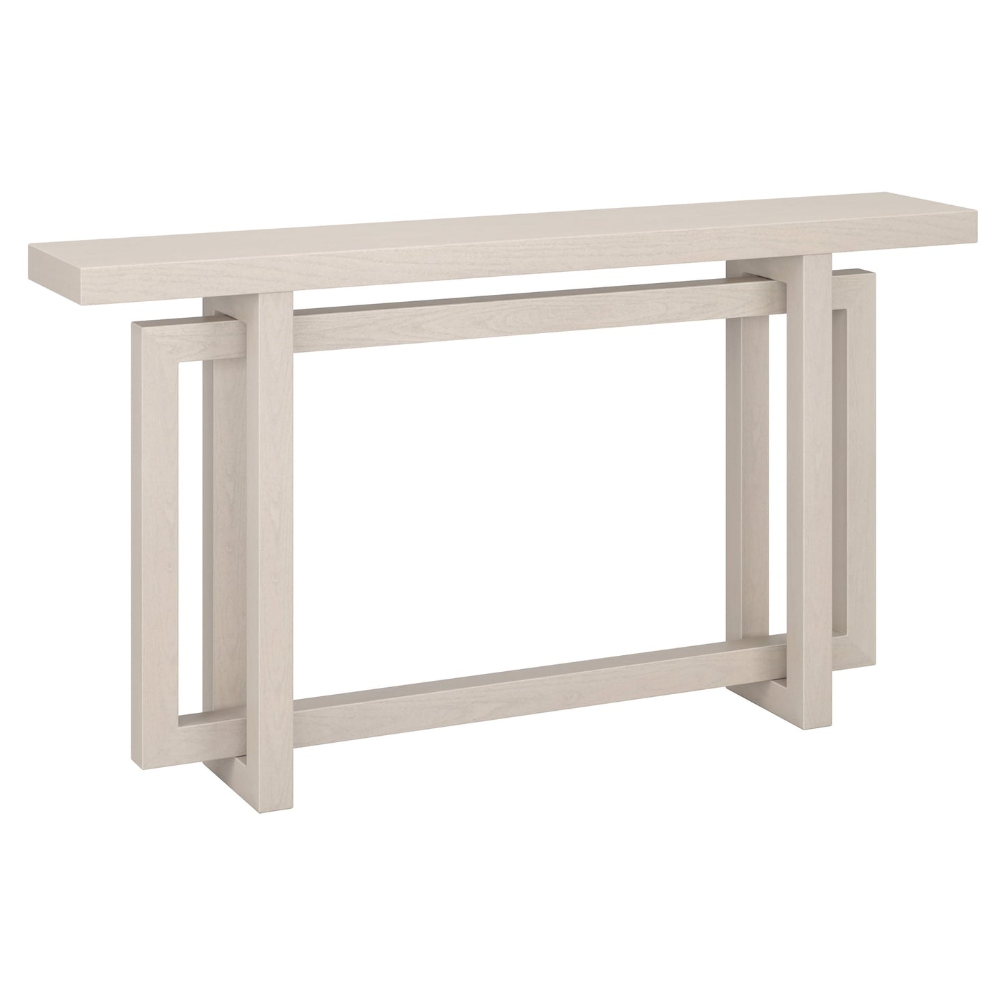 Henn&Hart 55" Alder White MDF Console Table