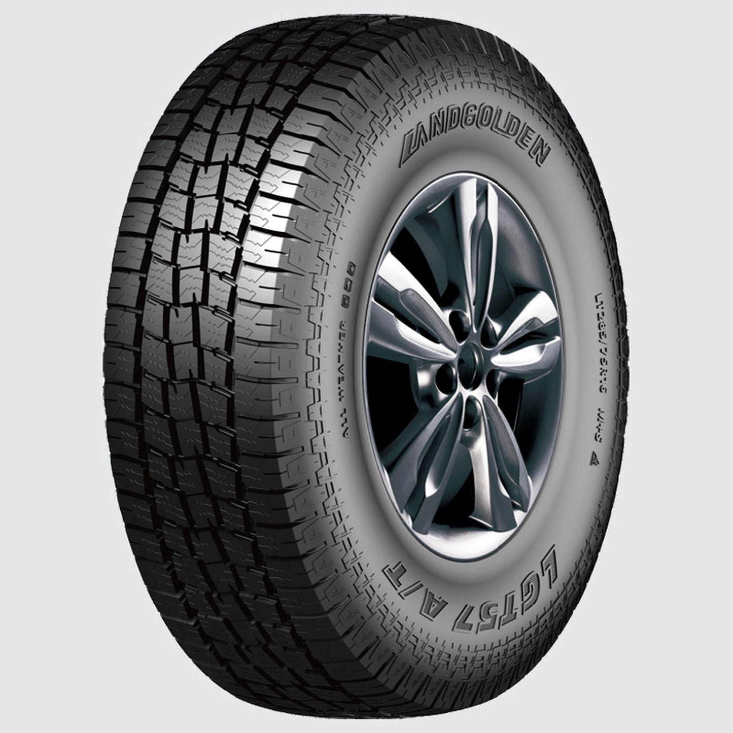 LandGolden LGT57 A/T All Terrain LT265/70R17 121/118S E Light Truck Tire
