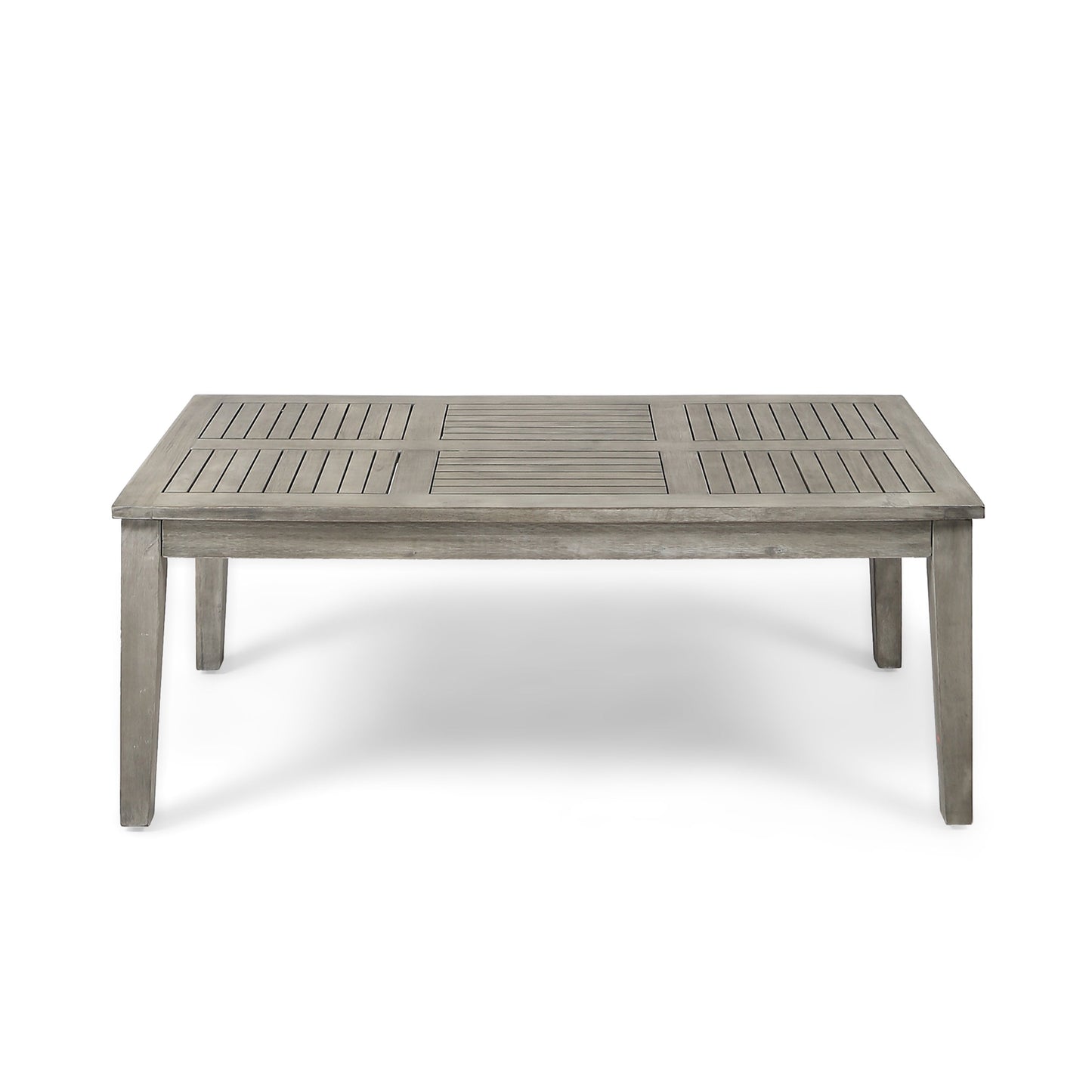 Sewell Acacia Wood Outdoor Coffee Table, Light Gray