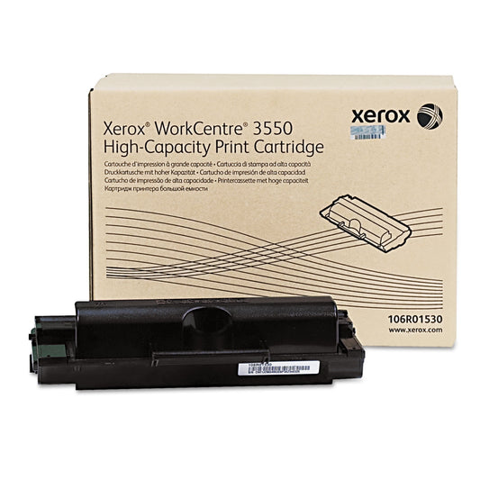 Xerox 106R01530 Black High Yield Toner Cartridge Prints Up to 11 000 Pages (XER106R01530)