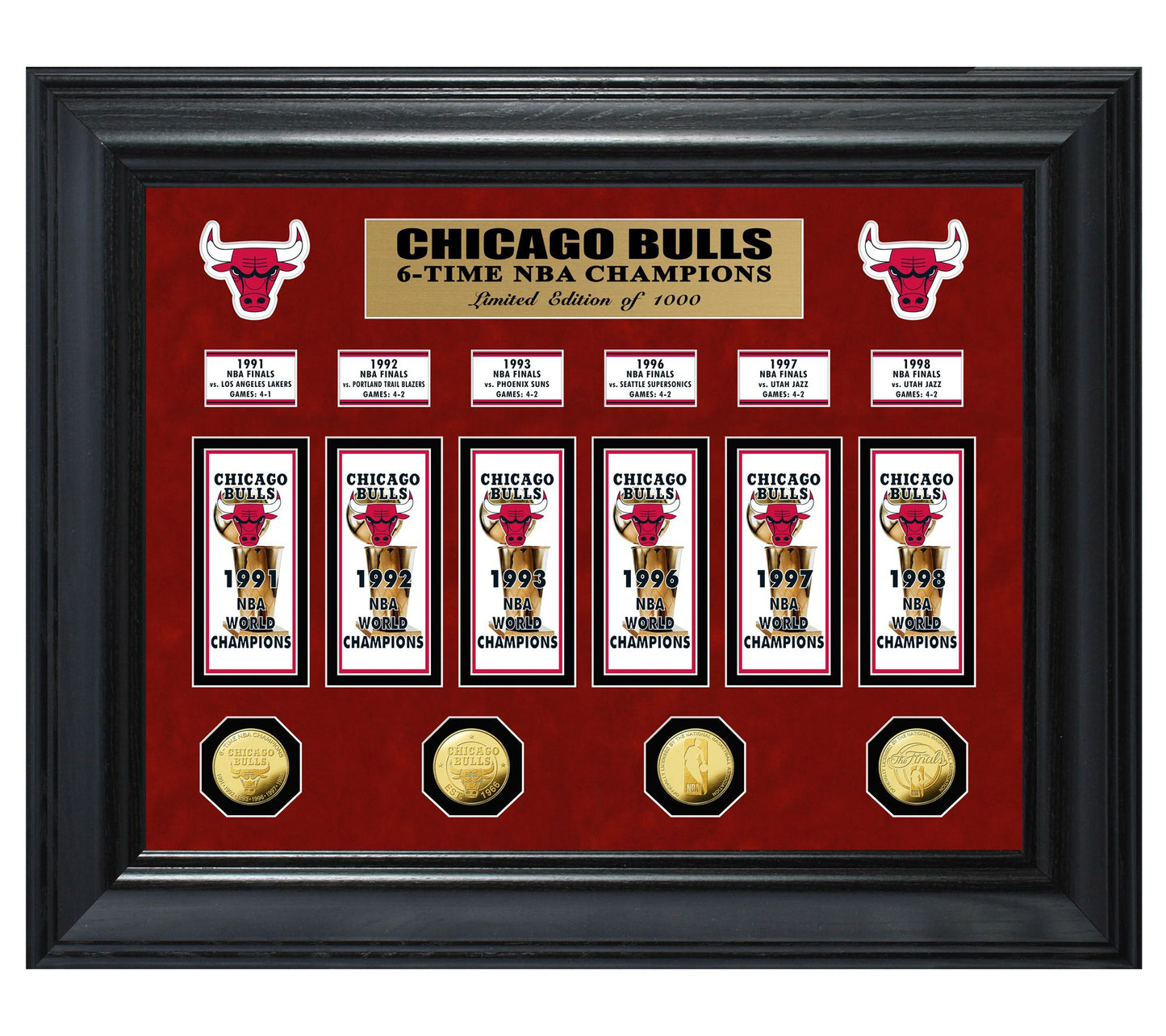 NBA Champs Deluxe Banner Frame
