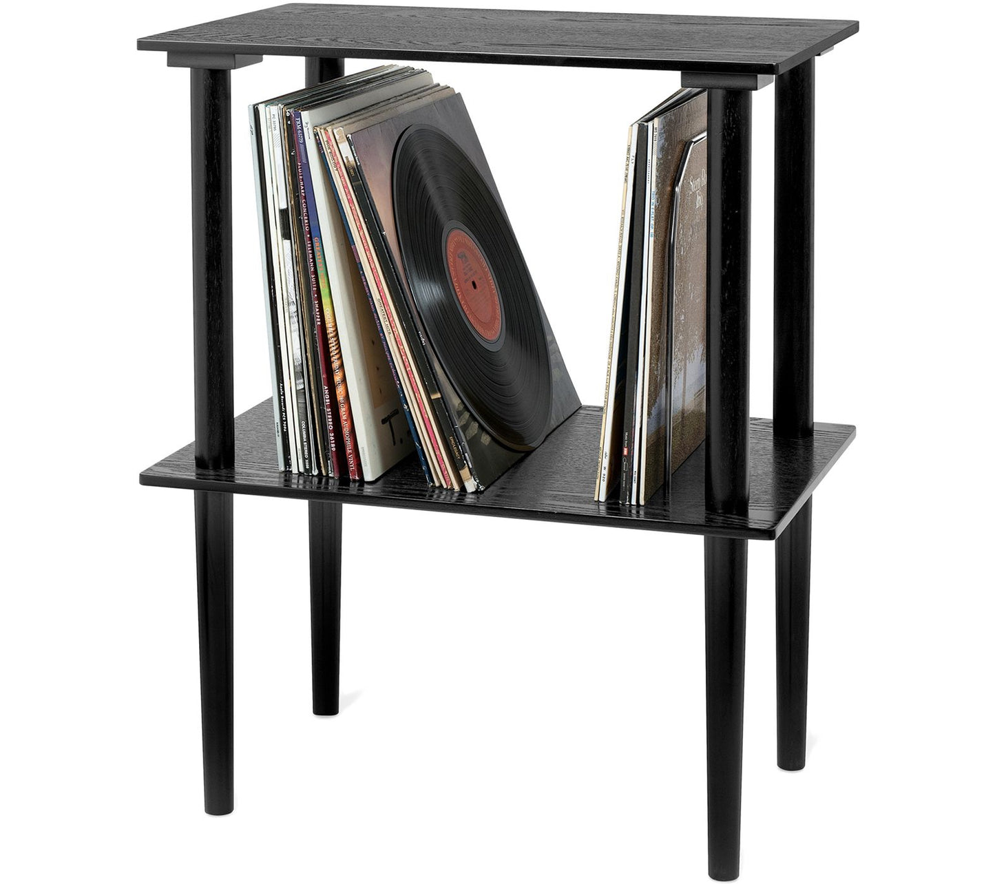 Victrola Wooden Stand with Record Holder