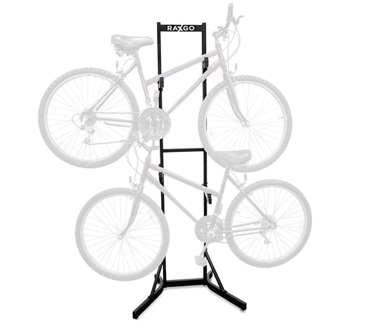 RaxGo 2 Bicycle Free Standing Vertical StorageSteel Rack