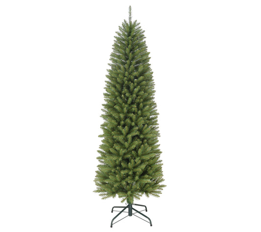 Puleo 6.5' Pencil Fraser Fir Christmas Tree wit h Stand