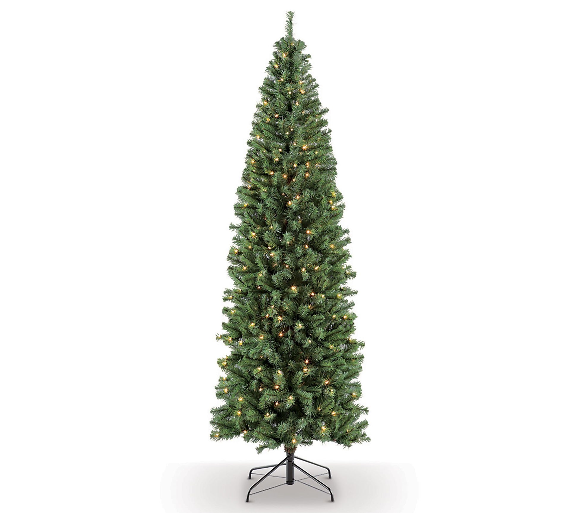 Puleo Pre-Lit 6.5' Pencil Northern Fir Christma s Tree