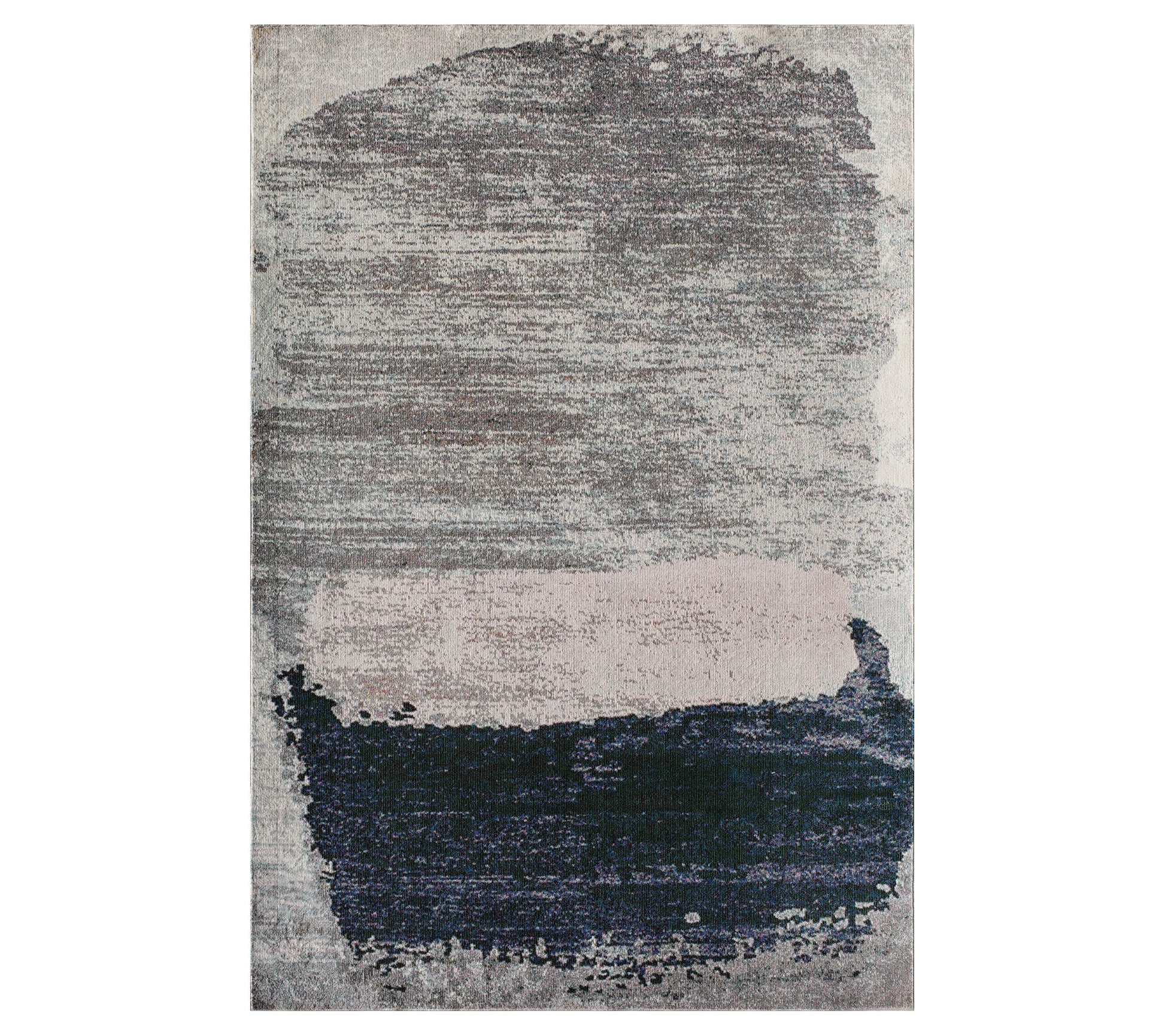 Rugs America Melyna MA25 Silver Satin 8' x 10' Area Rug