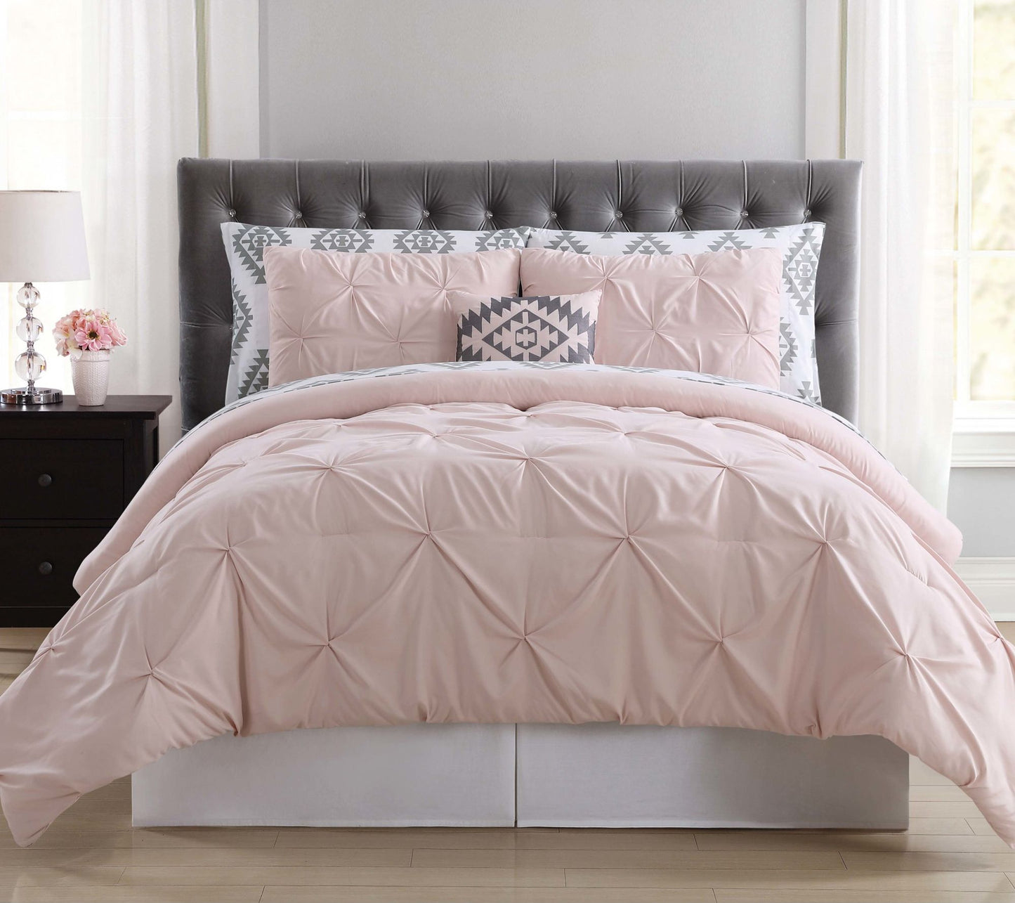 Truly Soft Pueblo Pleated Twin XL Bed in a Bag