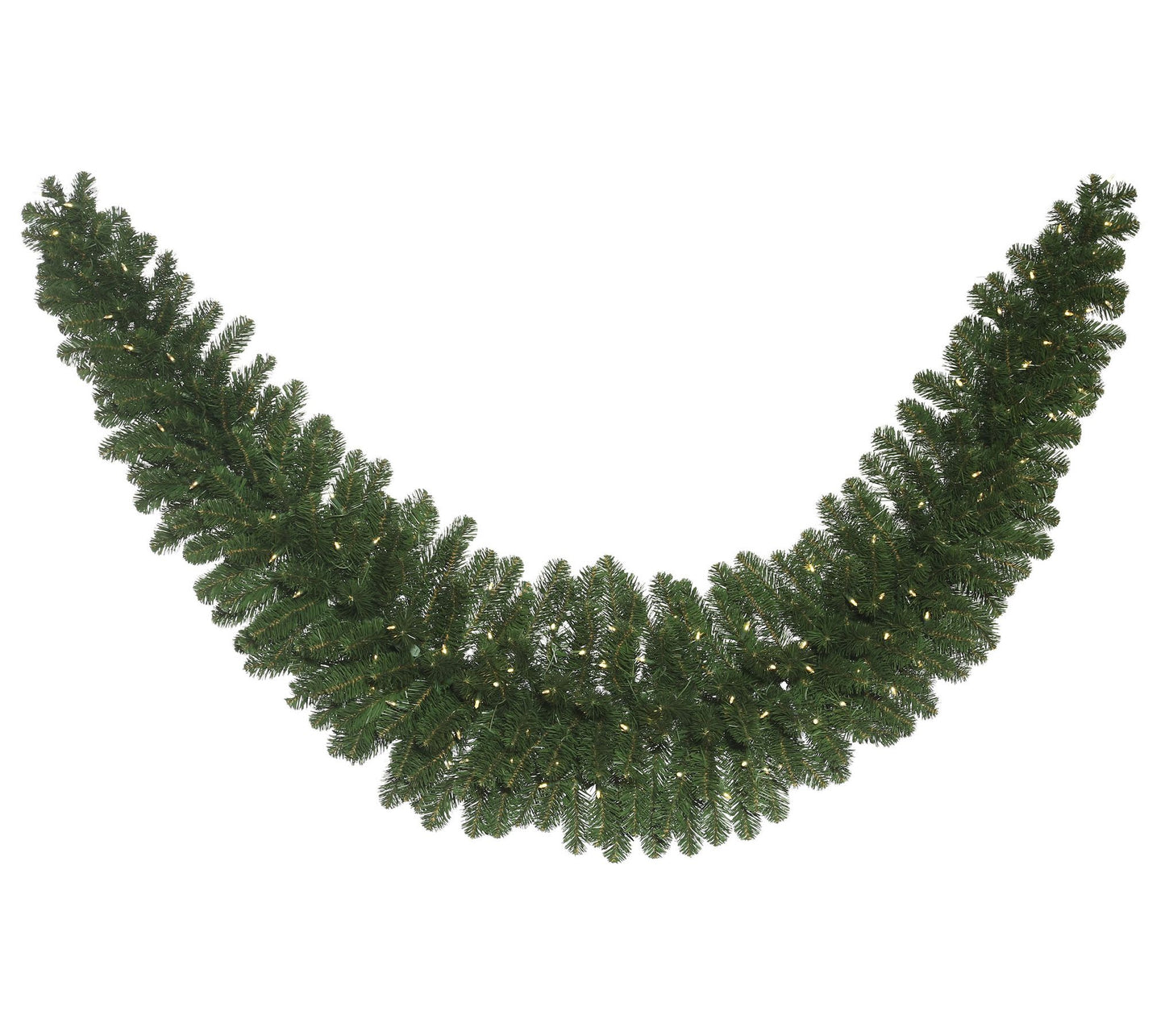 Vickerman 9' x 24" Oregon Swag Garl WA 150LED WmWht