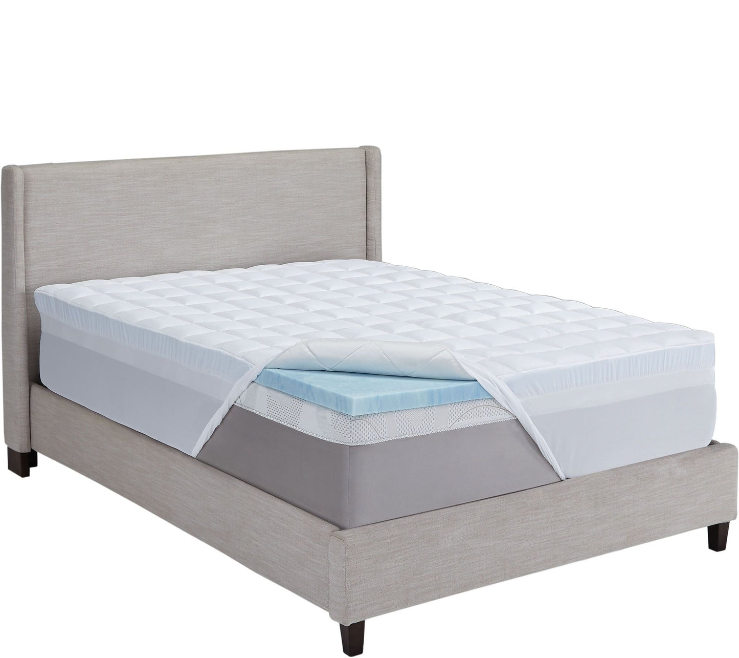 ComforPedic by Beautyrest Foam/Fiber 5.5" TW Topper