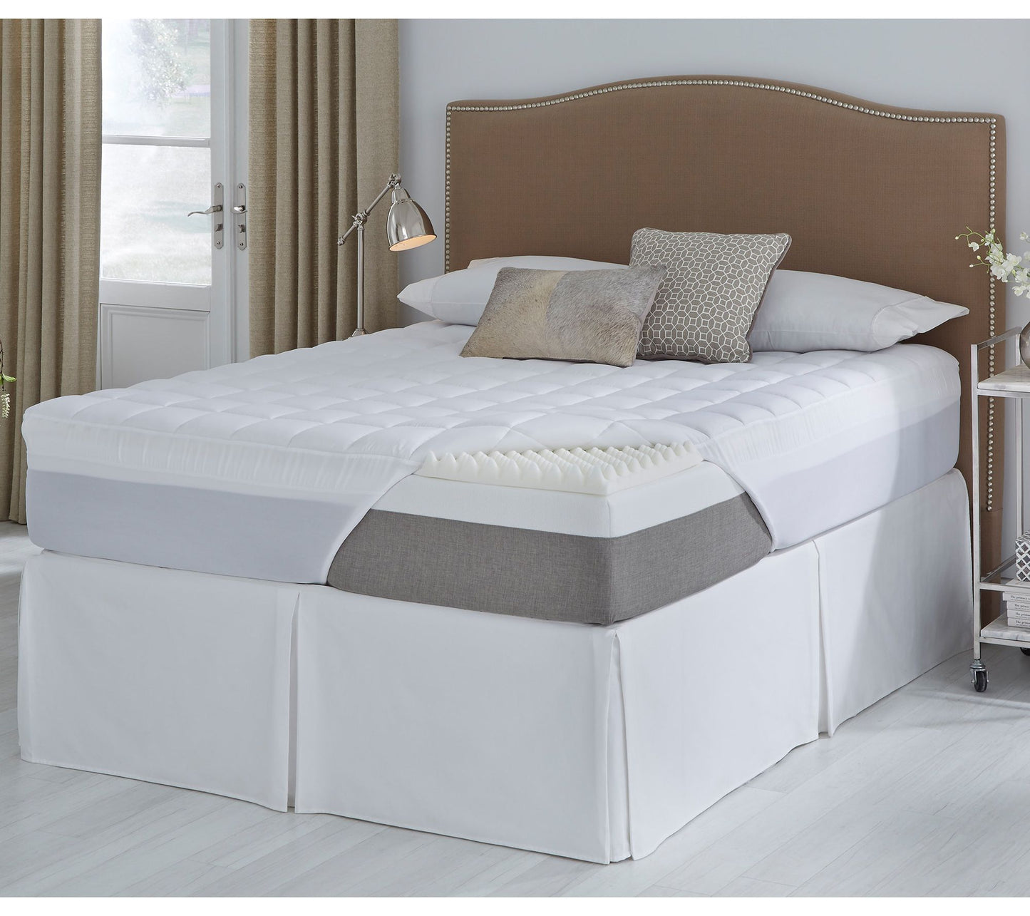 ComforPedic from BeautyRest Full 3.5" Memory Foam Top/Cover