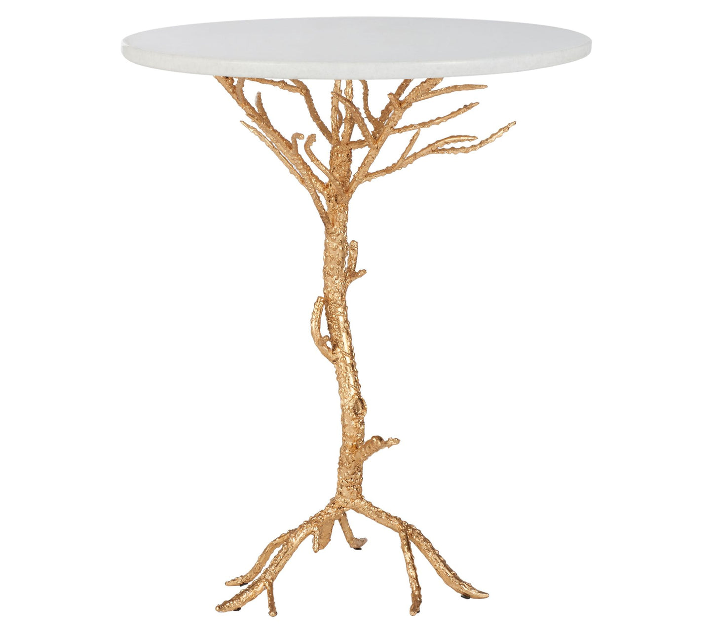 Safavieh Carolyn Rooted Gold Accent Table