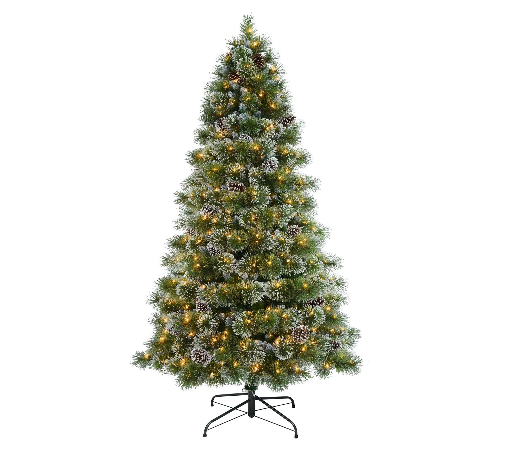 Puleo 7' Pre-Lit Springfield Fir with Cashmereips
