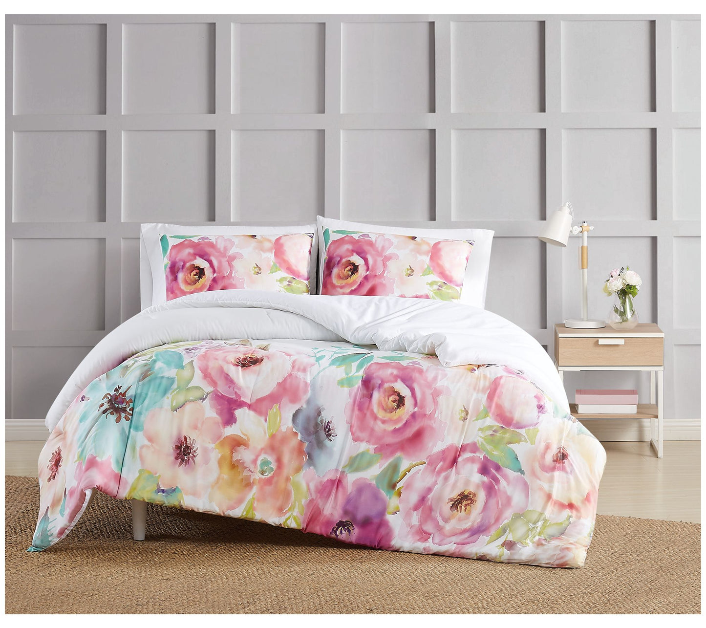 Christian Siriano NY Spring Flowers 3-pc King Comforter Set