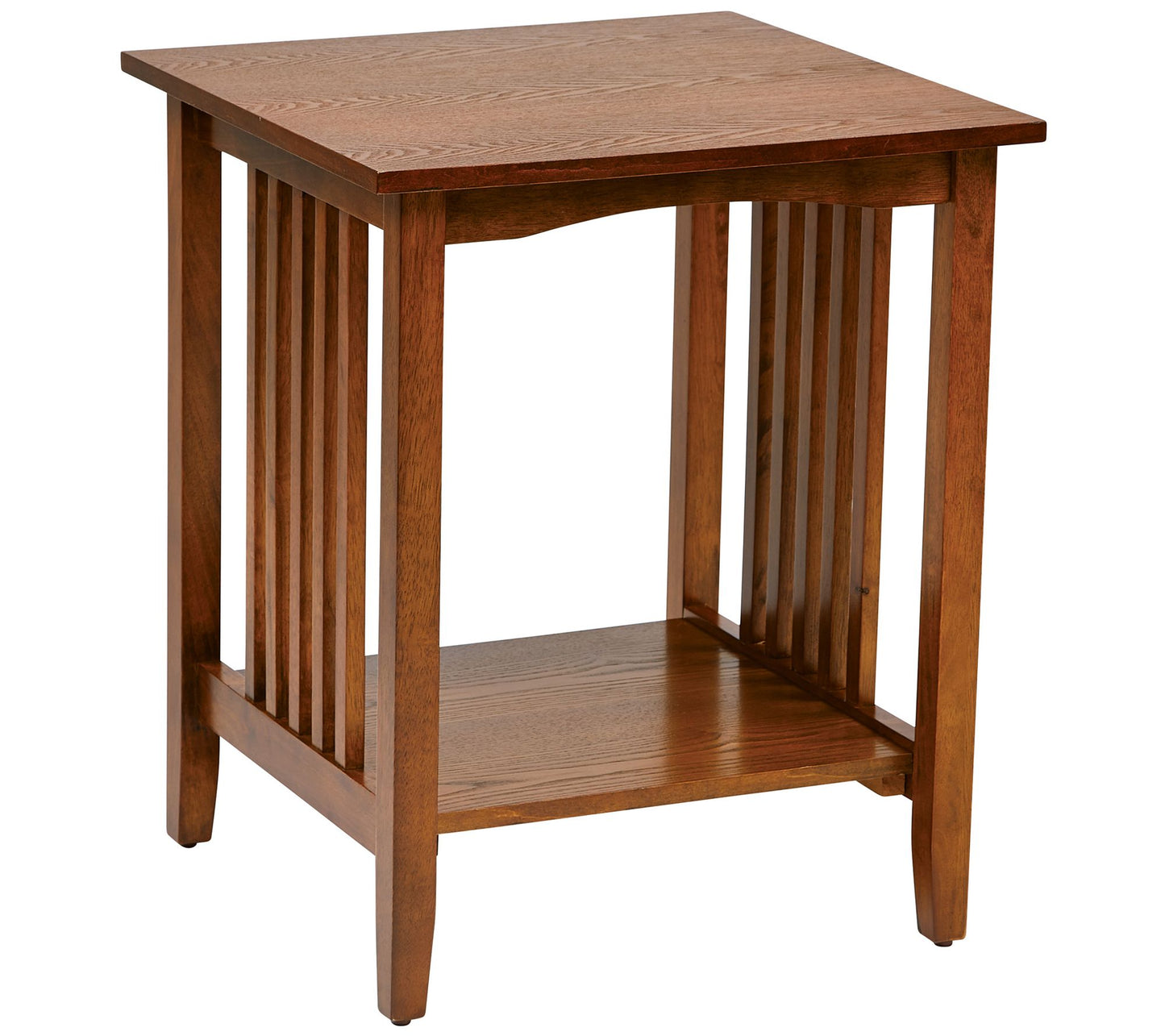 OSP Home Furnishings Sierra Side Table in Ash Finish