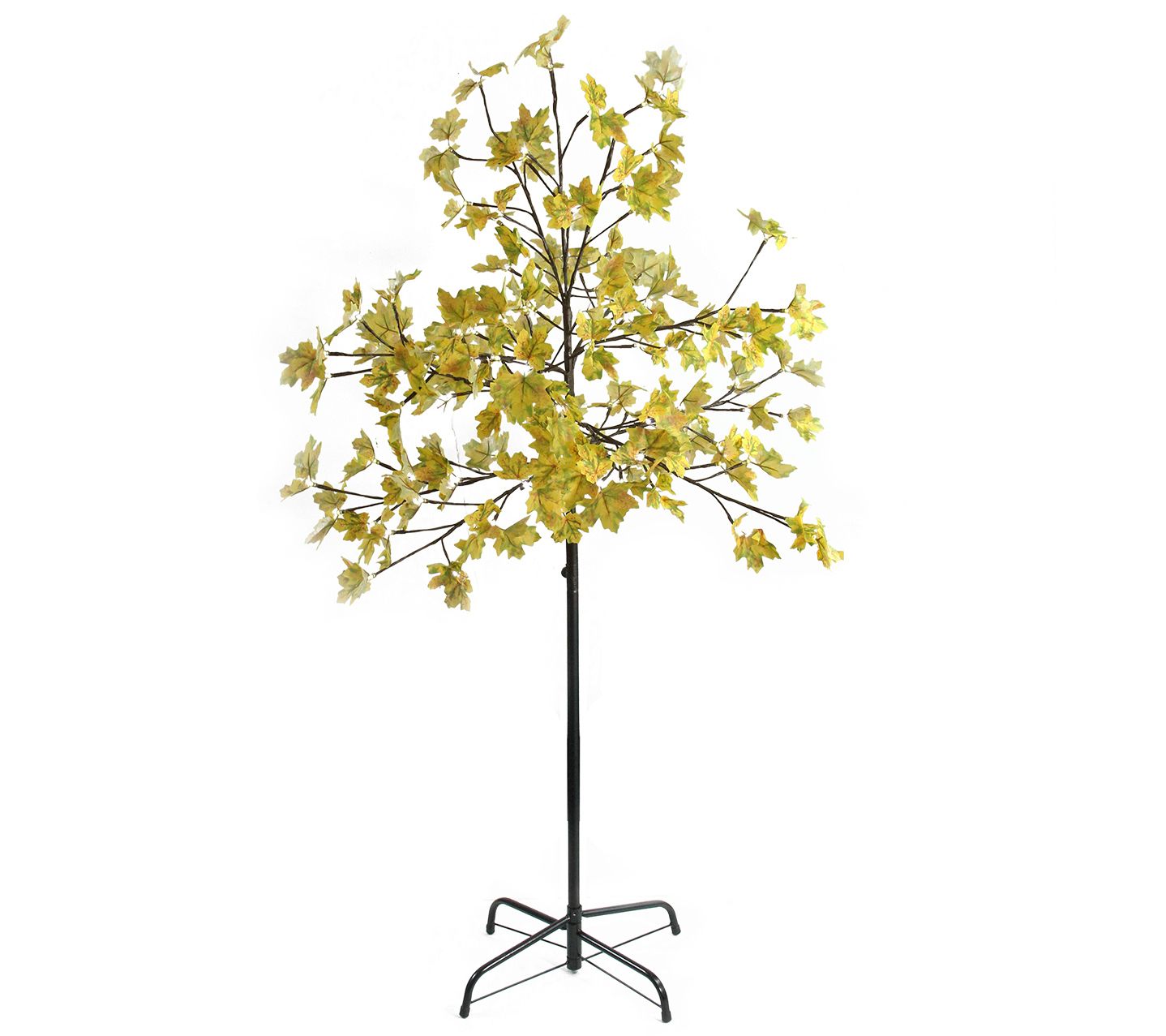 Northlight 5' Pre-Lit LED Harvest Maple Leaf Tree White Lights