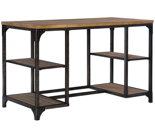 Powell Horowitz Home Office Vintage Desk W/ Open Shelves