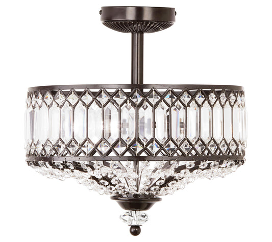 River of Goods 15.25"H Semi-Flush Mount Lighting Fixture