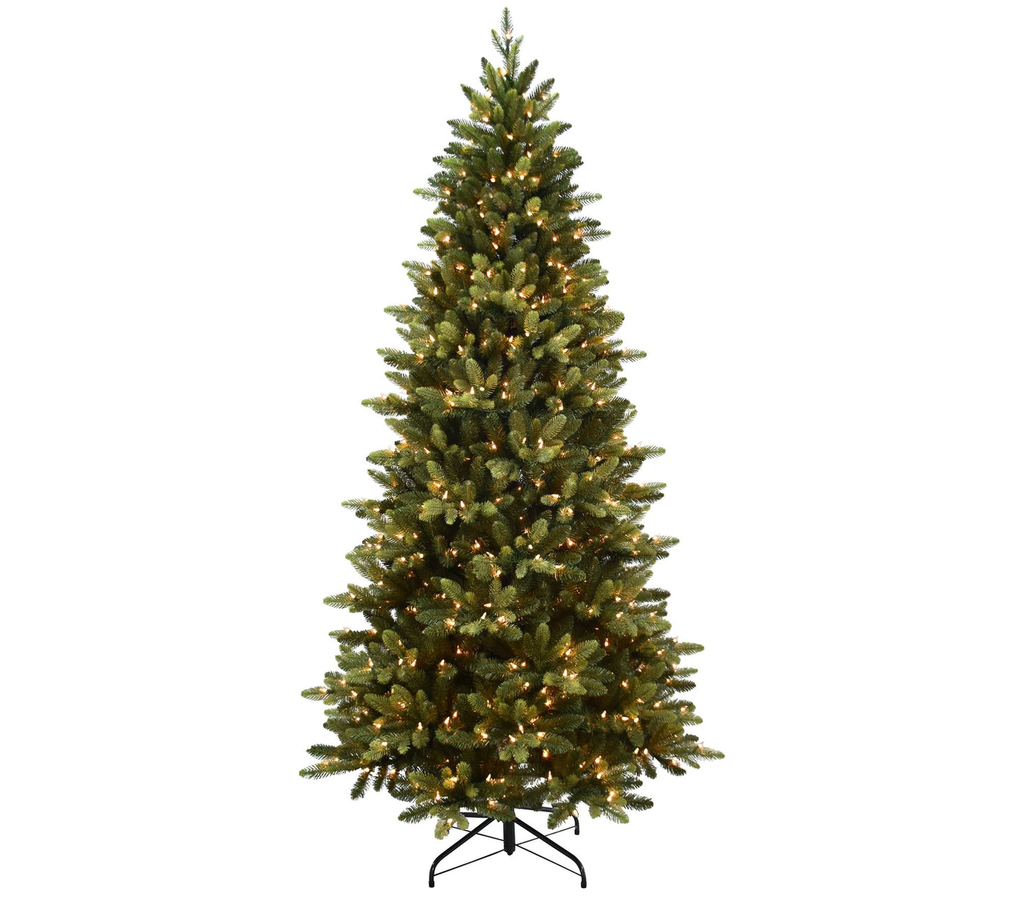 Puleo 6.5' Pre-lit Slim Westford Spruce Tree, 1391 Tips