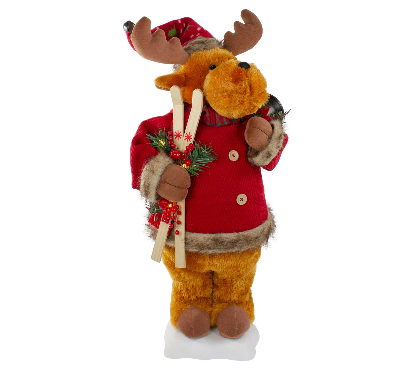 Northlight 24" Lighted and Animated Musical Chr istmas Moose