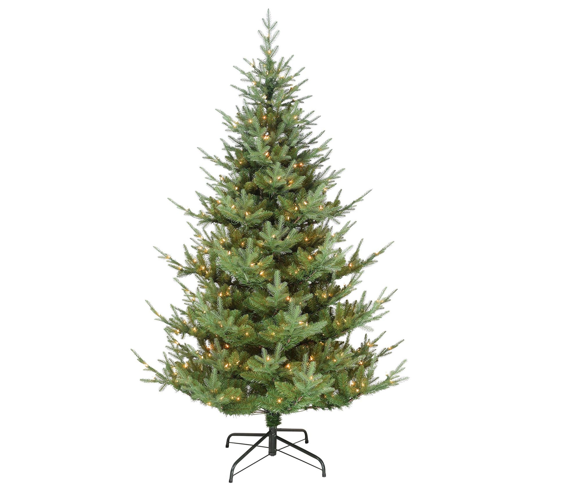 Puleo 6.5 ft Pre-Lit Hillside Spruce ArtificialTree