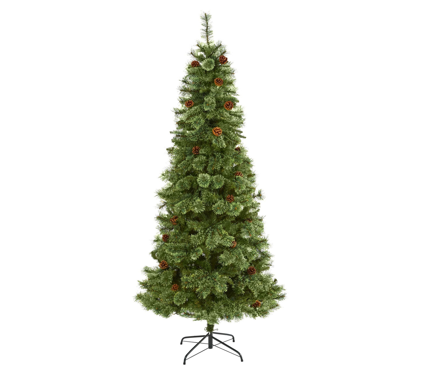 Nearly Natural 7' White Mountain Pine ChristmasTree