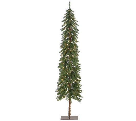 Puleo 7' Pre-Lit Alpine Artificial Tree
