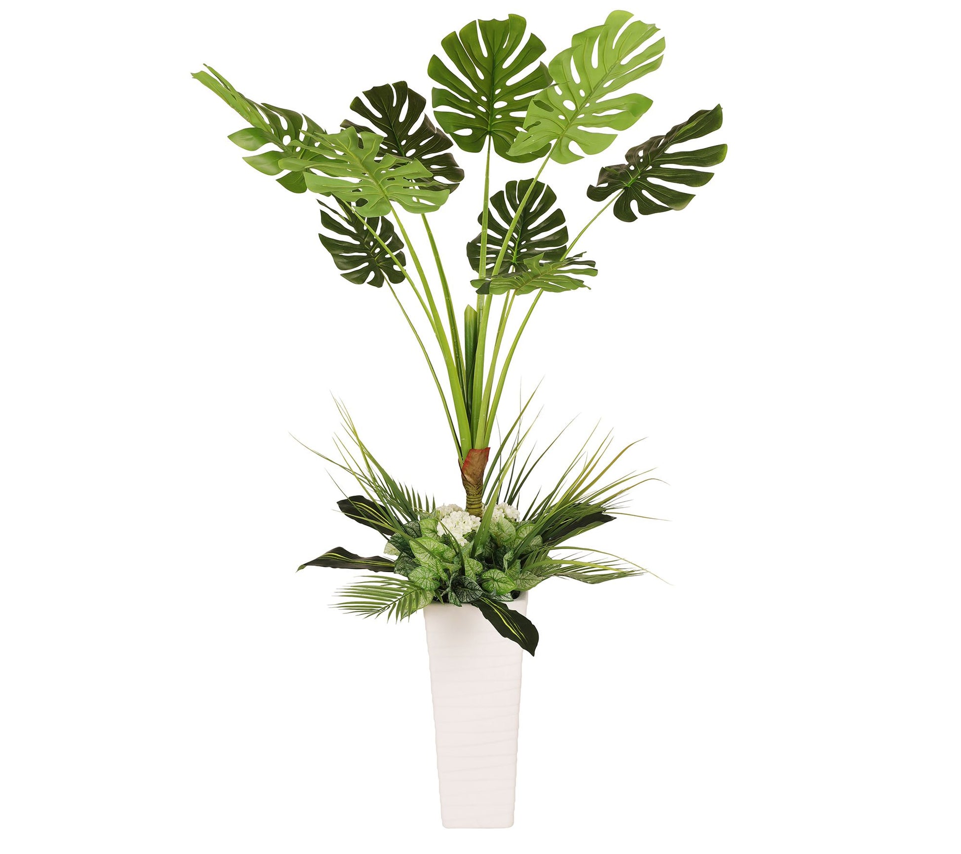 Puleo International 5 ft Artificial Tarovine Tre with Pot