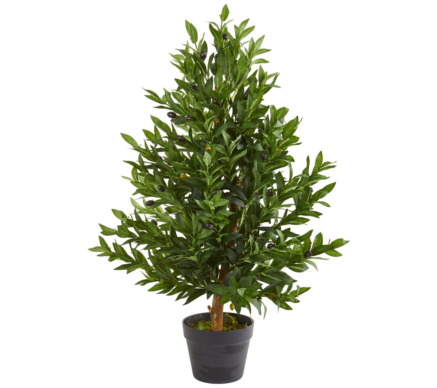 Nearly Natural 35" Olive Cone Topiary UV Resistant