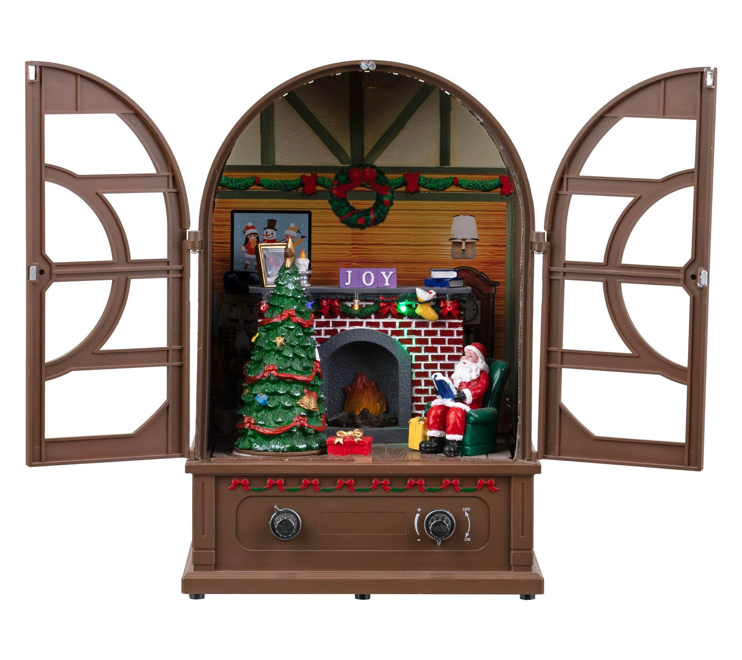 Northlight 12.5" LED Retro Radio Christmas Decoration