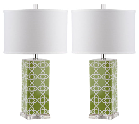 Quatrefoil Table Lamp by Valerie (Set of 2)