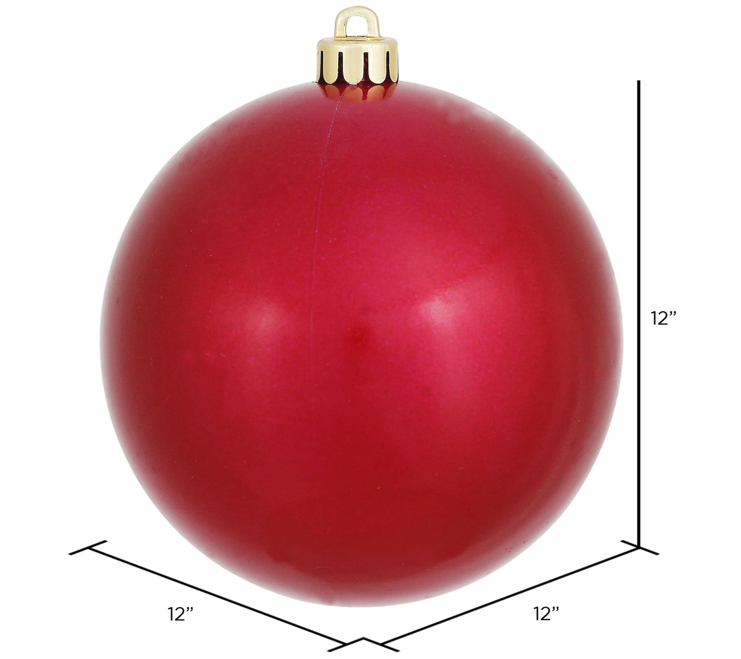 Vickerman 12" Candy Ball Ornament
