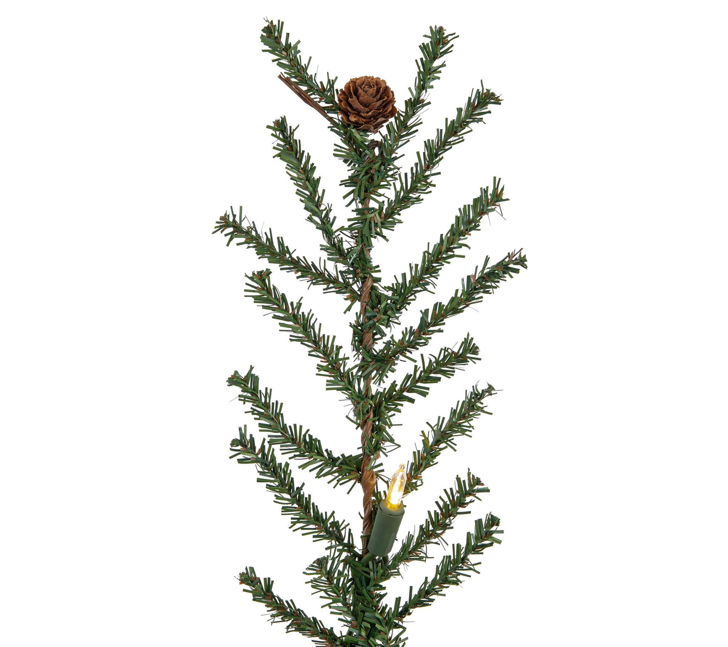 Vickerman 30" Carmel Pine Artificial Pre-Lit Christmas Tree