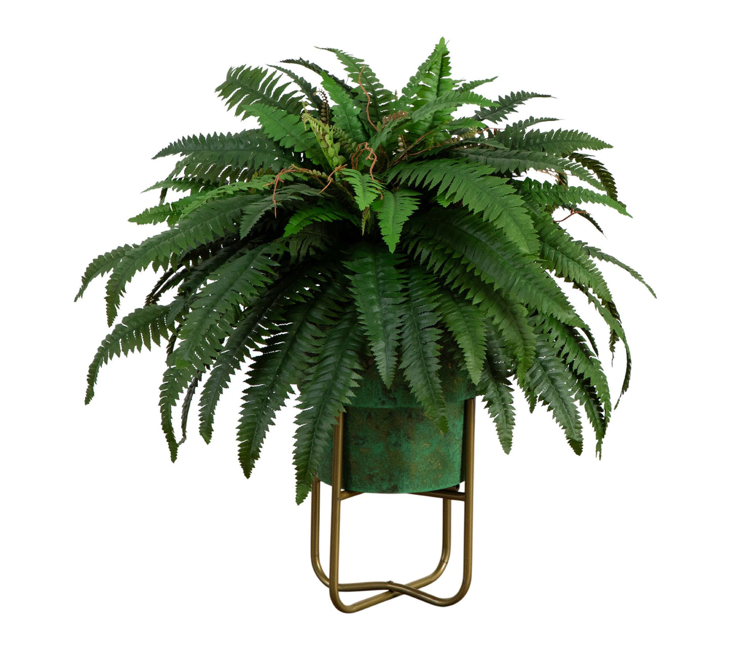Nearly Natural 31" Artificial Boston Fern in Planter