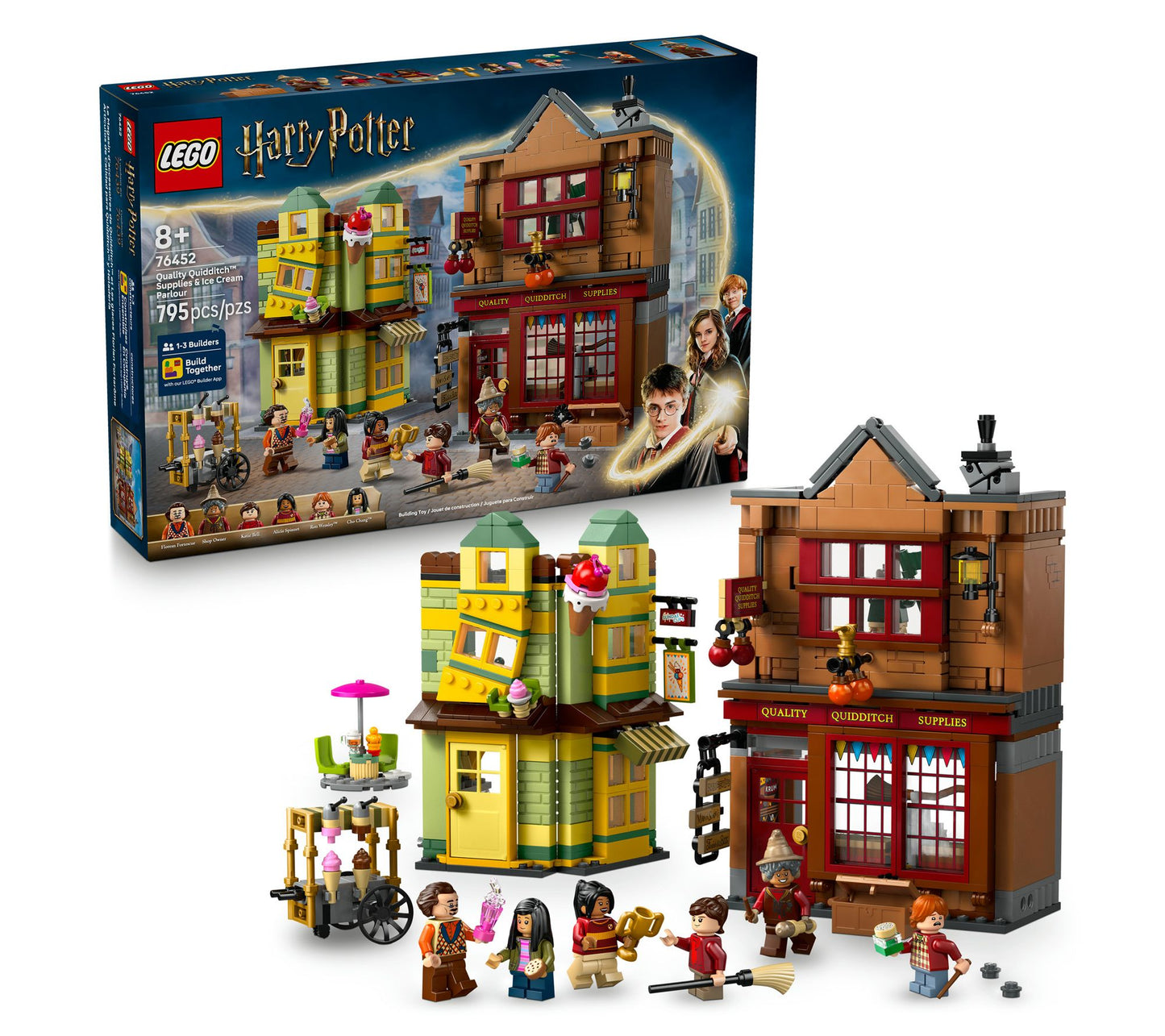 LEGO Harry Potter Quality Quidditch Supplies &Ice Cream Parlo