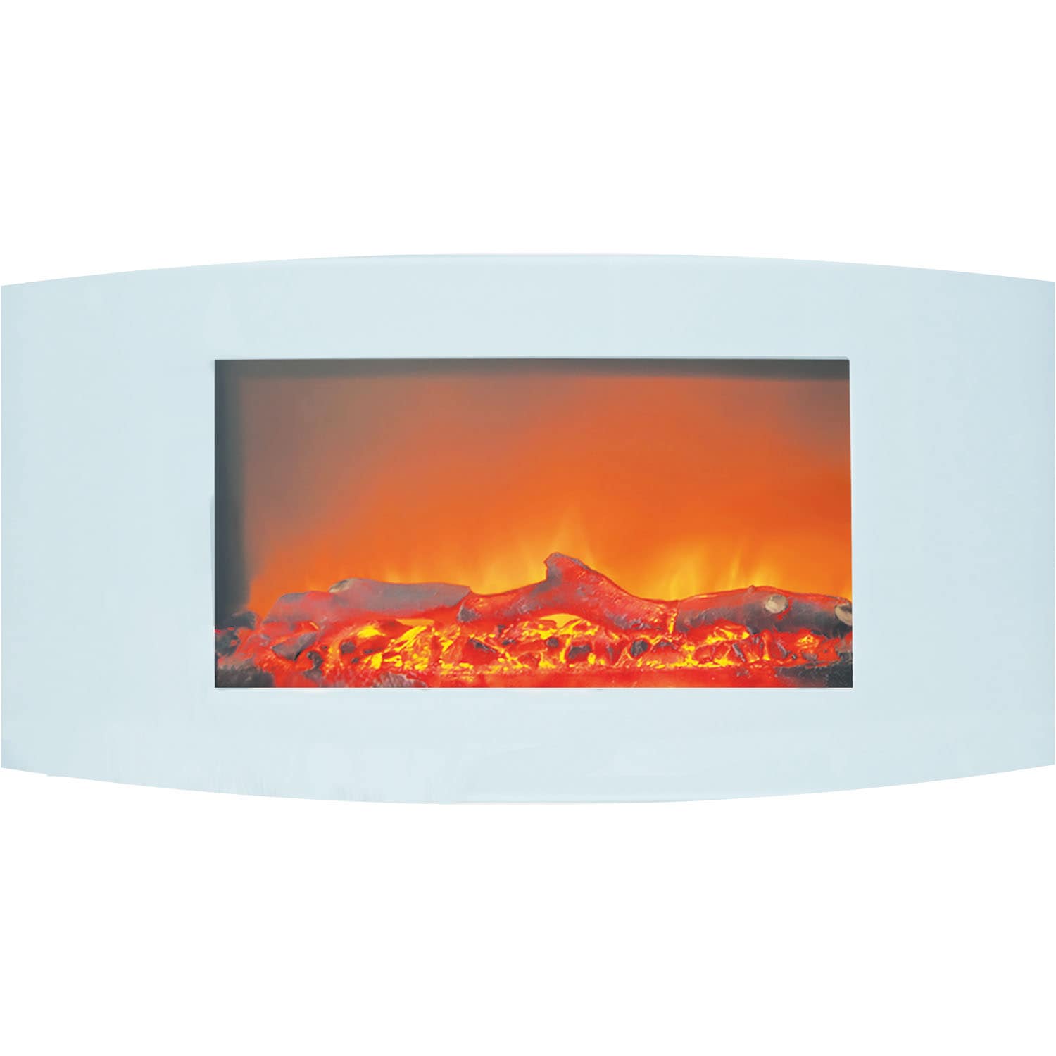 Cambridge 35-in W White Fan-forced Electric Fireplace CAM35WMEF-2WHT