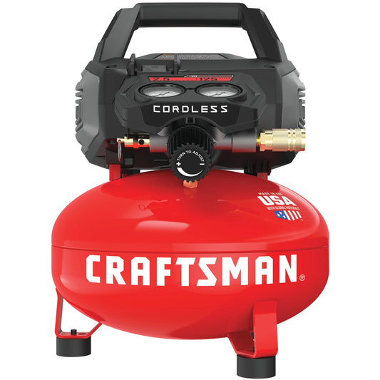 CRAFTSMAN V20 2.5-Gallon Portable Electric Cordless 125 PSI Pancake Air Compressor