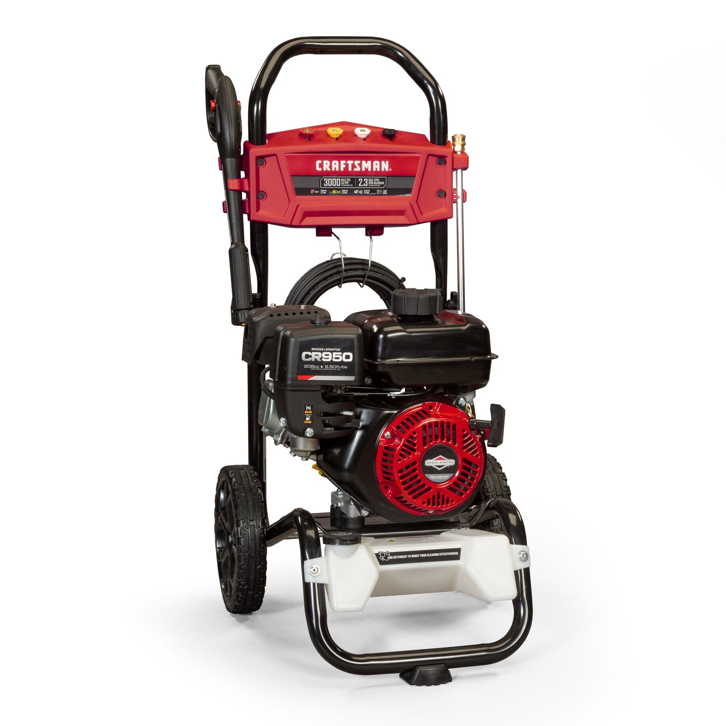 CRAFTSMAN 3000-PSI 2.3-GPM Cold Water Gas Pressure washer with 4 Spray Tips