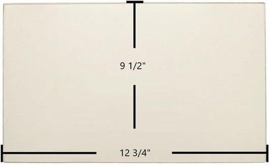 Hearthstone Tribute 8040 Ceramic Glass Panel – Replacement for Part #90-58405 (12 3/4" x 9 1/2")