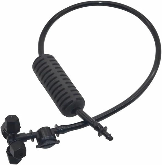 10 Sets Cross Fogger Misting sprayer Kits Greenhouse Irrigation 1/4" hose Accessories Dust nozzle water mist fog nozzle