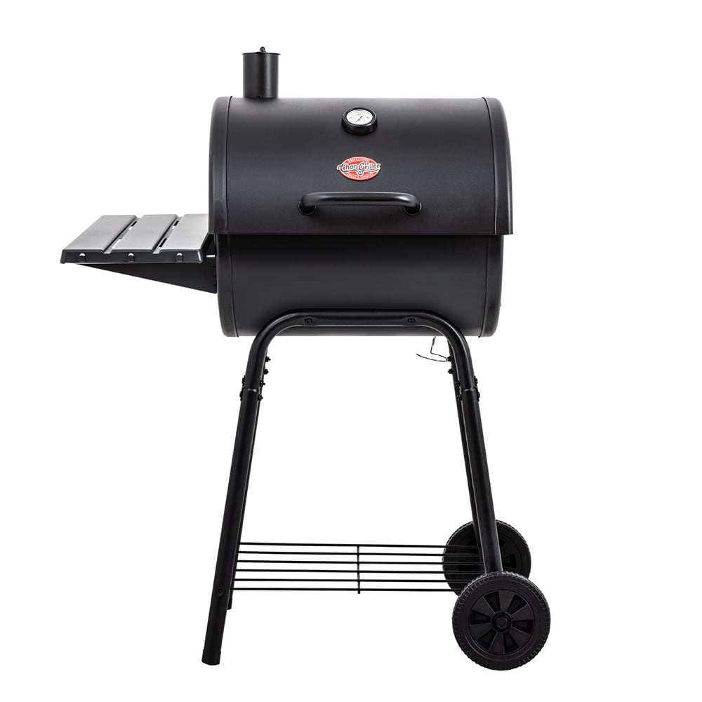 Char-Griller Wrangler 23-in Black Barrel Charcoal Grill 2623