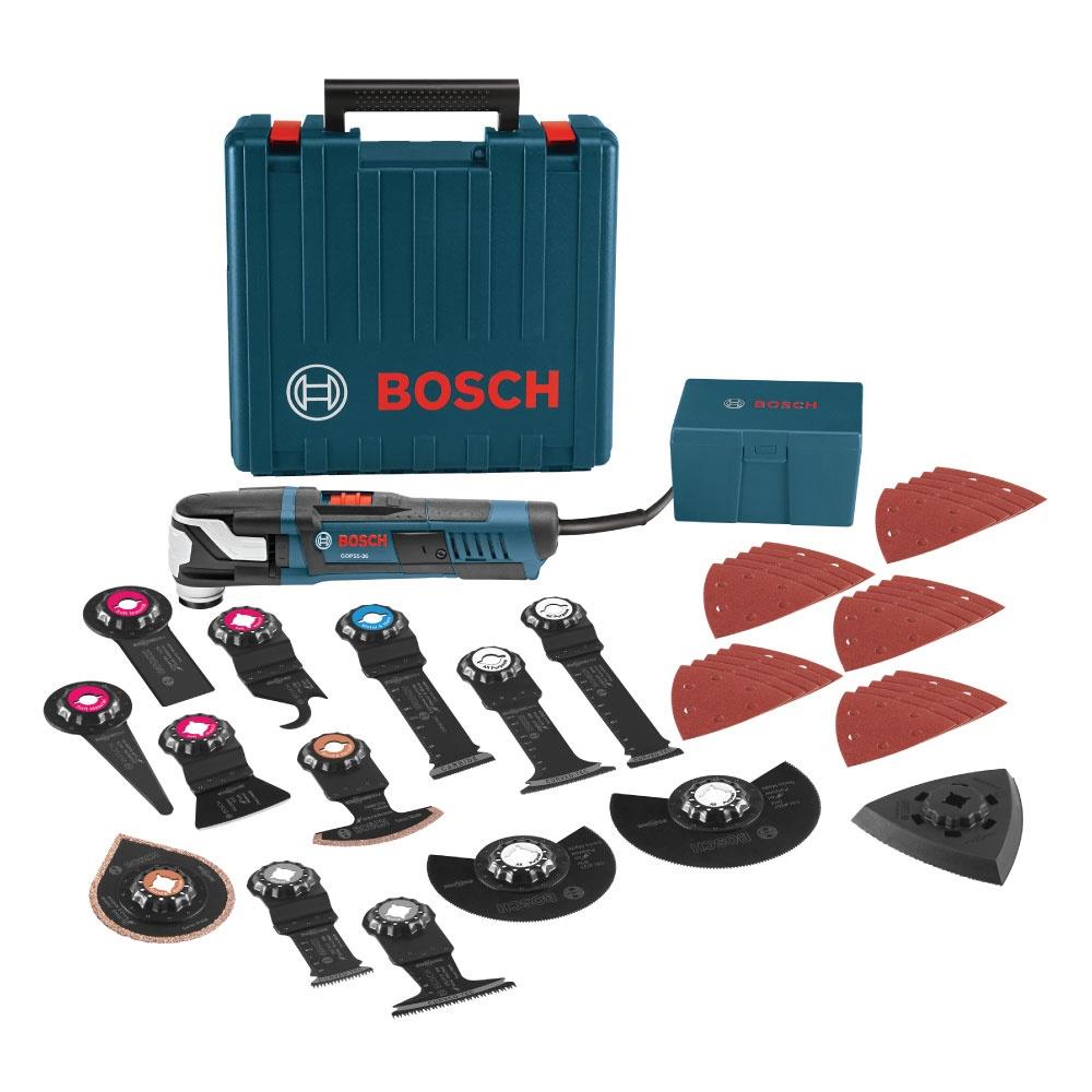 Bosch Corded 5.5-Amp Variable 42-Piece Oscillating Multi-Tool Kit with Hard Case GOP55-36C2