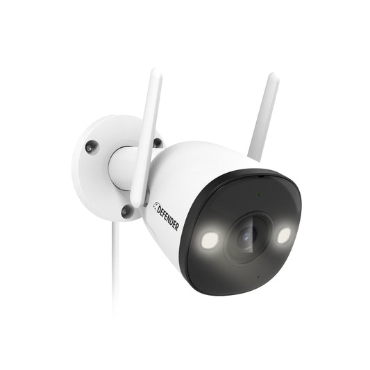 Defender 2k Resolution Guard Pro Indoor/Outdoor 16-Channel 1-Camera 2K Plug-in SpotlightMicro Sd (Included) Security Camera System IP4MCB1PRO