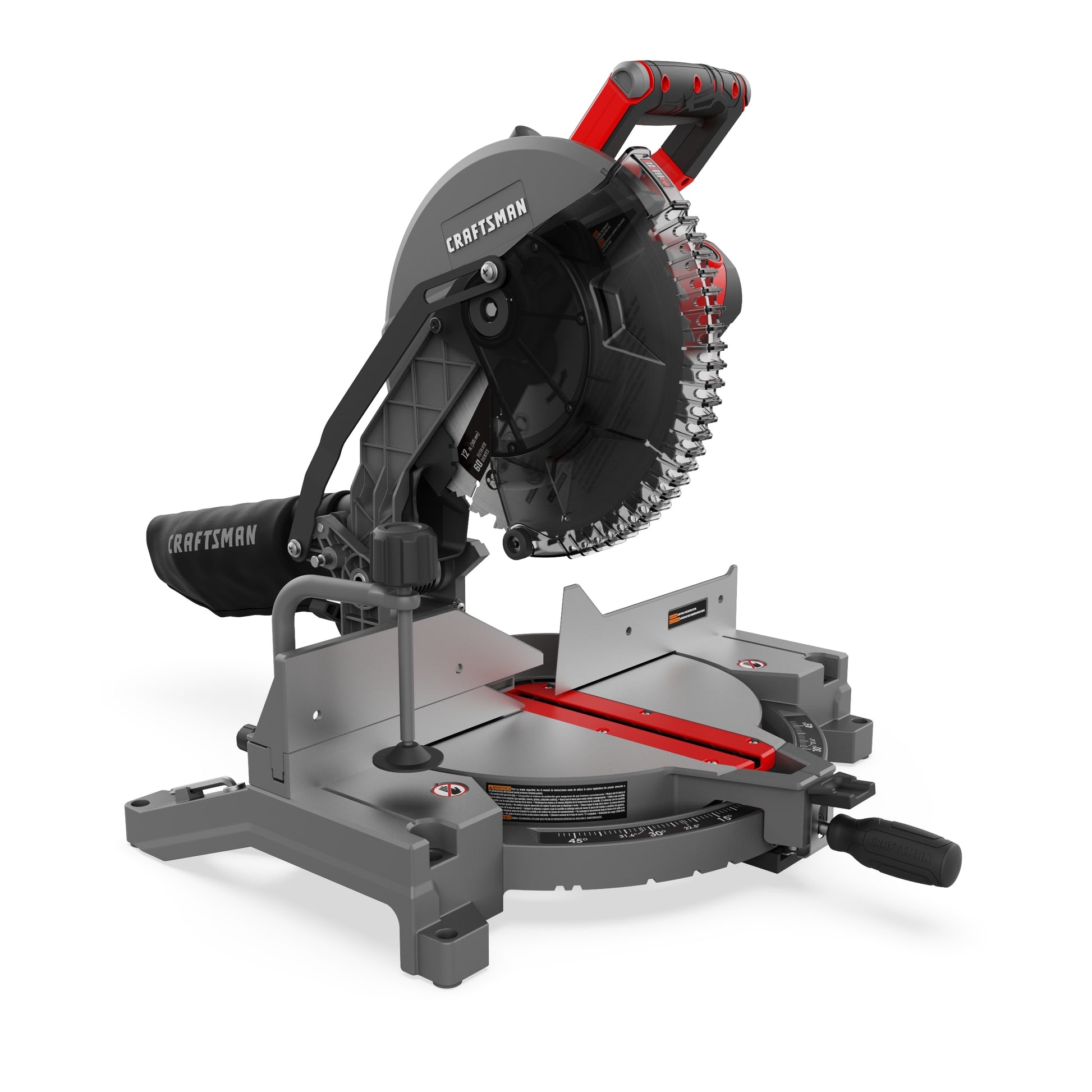 CRAFTSMAN 12-in 15-Amp Single Bevel Corded Miter Saw CMXEMAX69434503