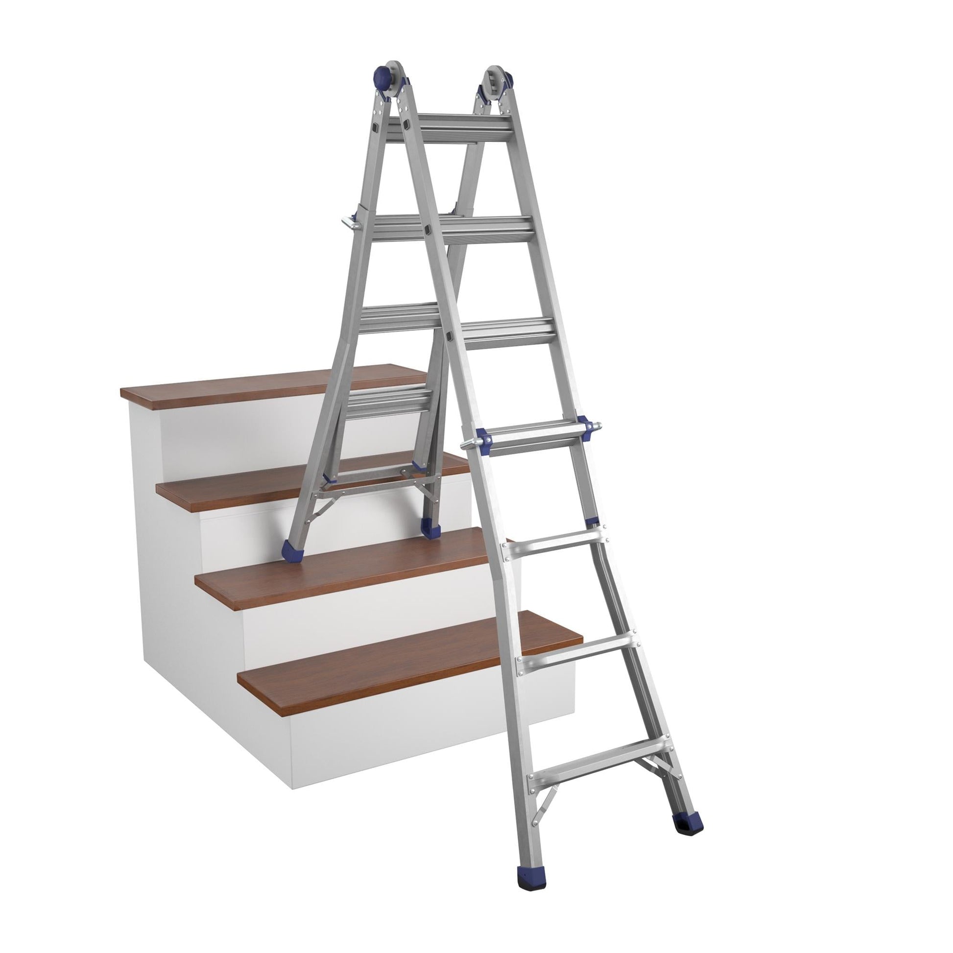 Cosco 18-ft Reach Type 1A-300-lb Load Capacity Multi-Position Ladder 20918T1ASE