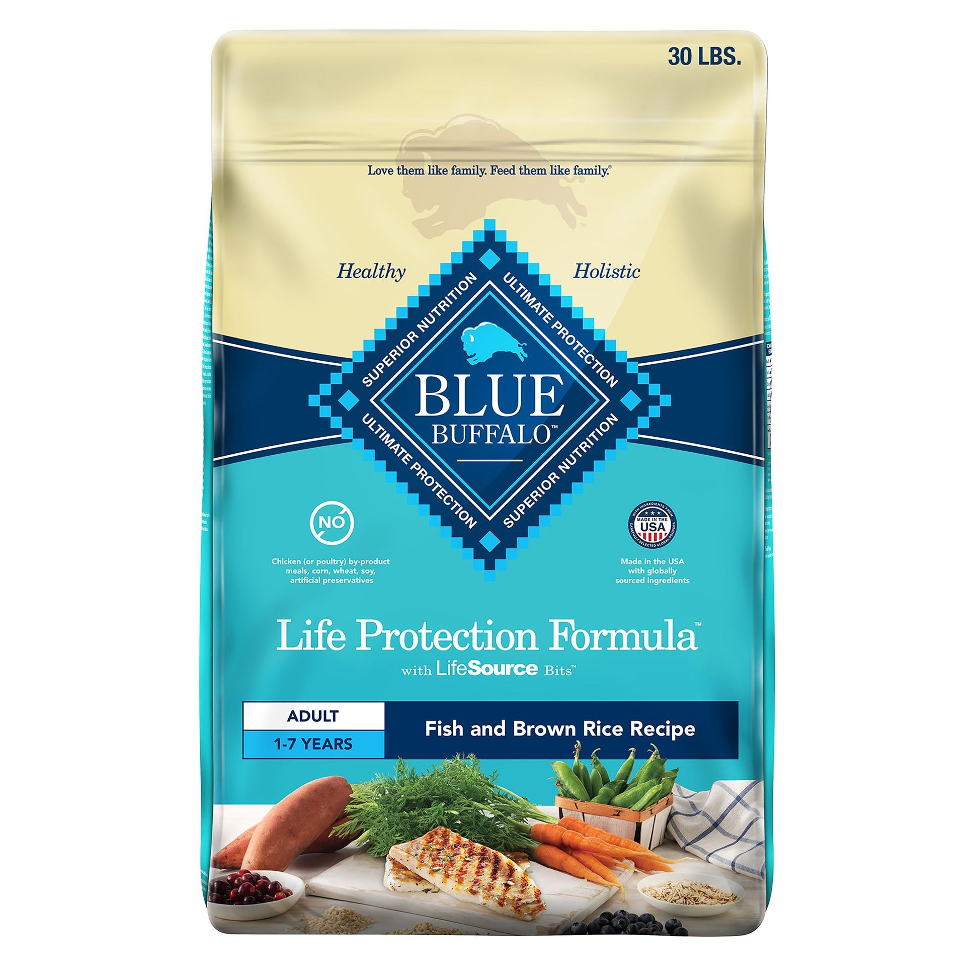 Blue Buffalo® Life Protection Formula&trade; Adult Dry Dog Food - Fish & Brown Rice