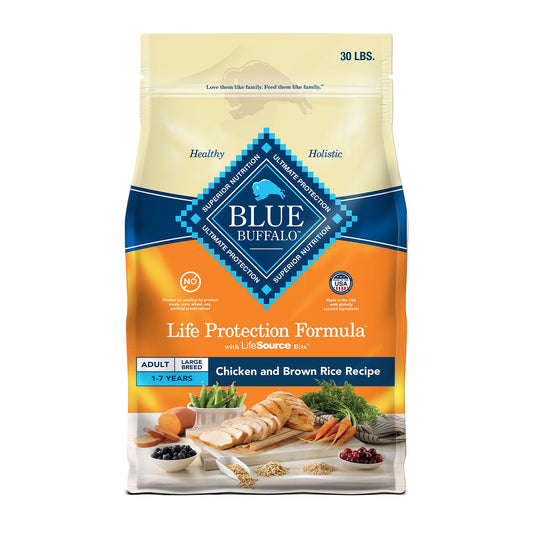 Blue Buffalo® Life Protection Formula&trade; Large Breed Adult Dry Dog Food - Chicken & Brown Rice 24 Lb